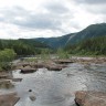 Flateland Camping - Stromschnellen nur wenige Gehminuten entfernt.