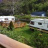 Wathne Camping - Two of our camping trailers for rental.  A beautiful setting on the lake.