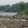 NAF Steinsnes Camping - Blick auf den Fluss