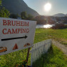 Bruheim Camping - Die Einfahrt