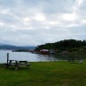 Kvisvik Camping - Blick aufs Meer