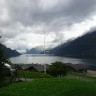 Lofthus Camping - bad weather, nice view