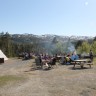 Høgkjølen Fjellcamp - St.Hans-party by the lavvo