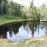 Høgkjølen Fjellcamp - Der Badeteich (gespeist vom Gebirgsbach) 