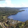 Finnskogen Turistsenter - Campingplatz aus der Luft