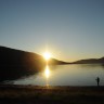 Sandnes Fjord Camping - Beautiful sunset - and sun 24 - 7 during all summer period