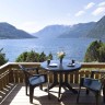 Kjørnes Camping - Terrasse mit Fjordblick