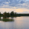 Sävsjö Camping - De ruïne in het meer bij de camping.