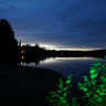 Sörälgens Camping - Abendstimmung am See