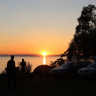 Vadstena Camping - Sonnenuntergang am Vättern 