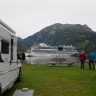 Geiranger Camping - Anlegemanöver