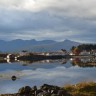 Lysøen rorbuer - Herbststimmung. Von der Insel hat man einen herrlichen Blick direkt auf die bekannte Atlantikstrasse.