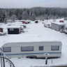 Gördalens Camping - campsite during the winter season