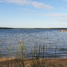 Jävrebodarnas Fiskecamp - Blick von unserem Stellplatz auf die Ostsee