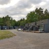 Rösjöbadens Camping - Hütten im hinteren Teil des Camping