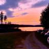 Fiskeviks Camping - Fiskeviks in the evening. Nice place.