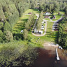 Fiskeviks Camping - Aerial photo taken July '19