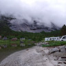 Mørsvikbotn Camping - Blick vom "Strand" 