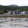 Base Camp Hamarøy - The campsite is only few meters from the ocean