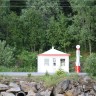 Base Camp Hamarøy - We have a old gas station at our campsite.