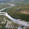 Stabbursdalen Resort - Campsite from the air