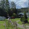 Koivuniemi Camping - Blick vom Haus