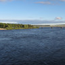 Ounaskoski Camping - Blick von der Brücke (Der Strand gehört nicht dazu) 