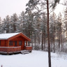 Ole Reistad Senter - cabin in wintertime