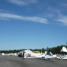 Ole Reistad Senter - Preparing gliders for take off at the airfield Starmoen.