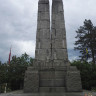 Morokulien Camping - Peace monument at Morokulien. exactly at the border between Norway and Sweden.