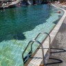 Lovisenberg Familiecamping - Saltwater swimming pool with long slide