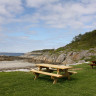 Roan Sjøcamping - Camping direkt am Strand ist hier möglich...