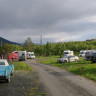 Øyjord Camping - Blick von der Zufahrt 