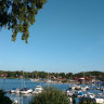 Grisslehamns Marina & Camping - Blick auf den Hafen 