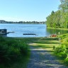 Gröne Backe Camping - Der Badestrand unterhalb des Platzes (Juli 2018) 