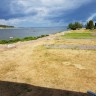 Furustrand Camping AS - Sicht auf die Bucht und den Fjord.