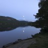 Blefjell Camping - Aussicht von den Touristenplätzen auf den See.