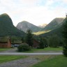 Bøyum Camping - view towards  the campsite 