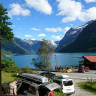 Loenvatn Feriesenter - Blick aus dem Ferienhaus 