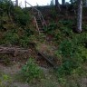 Brufoss Hytte og Laksesenter - Treppe zum Campingplatz
